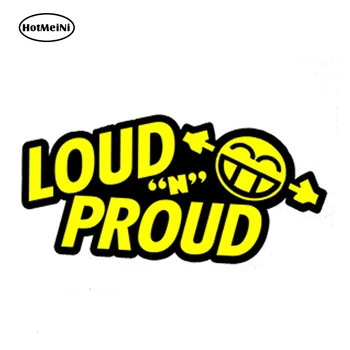 

HotMeiNi Car Sticker 3D LOUD n PROUD Car Styling Bumper Waterproof Windows Accessories Bass Stereo Audio Subwoofer 13x6.5cm