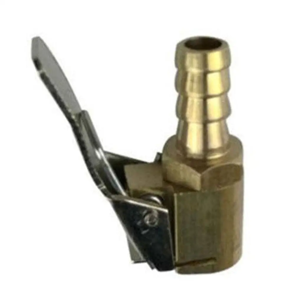 

1PCS Brass Tire Inflator Valve Air Pump Auto Car Tyre Chuck Clamp 6/8mm
