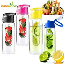 800 ml mi botella ciclismo deporte fruta Infusing infusor agua de limón taza respetuosa del medio ambiente salud botella de agua para acampar