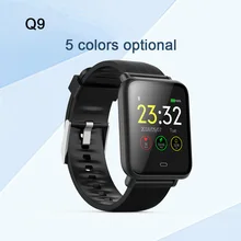 Q9 Smartwatch Waterproof Sports For Android / IOS With Heart Rate Monitor Blood Pressure Functions Smart Watch