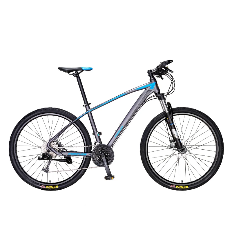 Cheap Mountain Bike 26 27.5 Inch Steel 33 Speed Bicycle Cross-country Racing  Integrated Wheel Aluminum Alloy Double Disc Brake 2