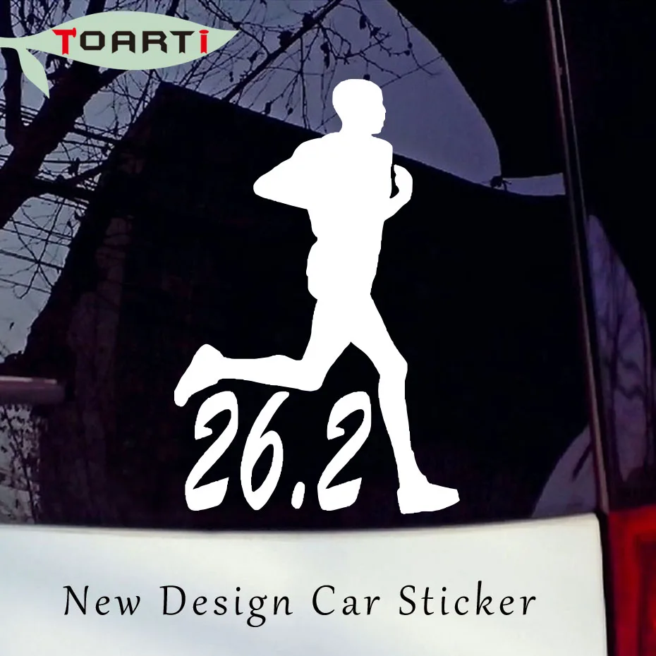 Running distance Vinyl Decal Sticker