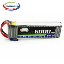 New Battery 11.1V 3S 6000mAh 25C RC LiPo Battery 3S for RC Airplane Drone Car Helicopter RC Rechargeable Battery LiPo 11.1V AKKU