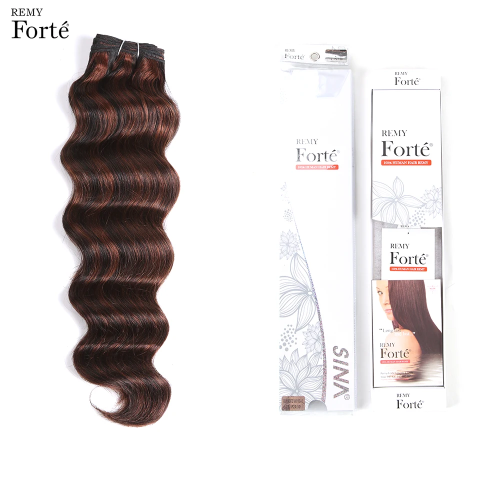 

Remy Forte Hair Extension Loose Wave Bundles Virgin Hair P1B/33 Color 115g Brazilian Hair Weave Bundles Hair Vendors