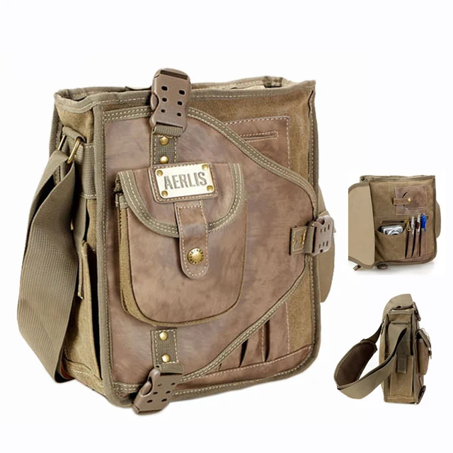 Designer Pocket College Student Shoulder Book Bags Bolsas Canvas And Designer Pocket College Student Shoulder Book Bags Bolsas Canvas And Leather Messenger Bag For School Boys