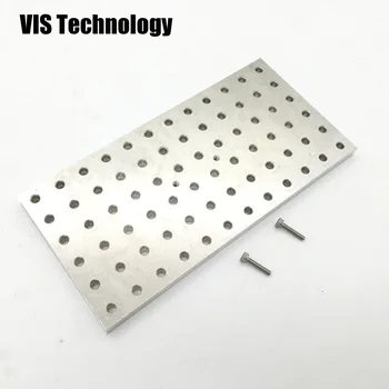 

Processed Aluminum Plate Aluminum sheet 120*60mm Thickness 5mm+2pcs M2*10mm screw for SLA resin Nano 3D printer Thingiverse TOS