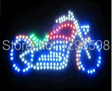 

CHENXI direct selling Graphics custom led sign 19X19 Inch indoor Ultra Bright business Motorcycle store signboard