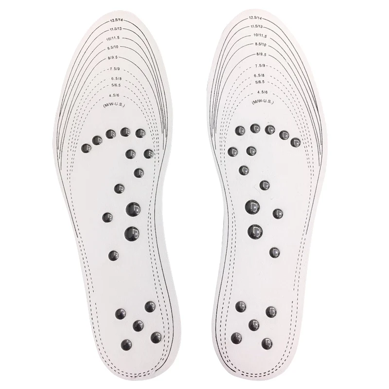 1 Pair Foot Massage Insoles Magnetic Therapy Weight Loss Slimming Sole Pad Plantar Point Stimulate Mat Relieve Fatigue Health