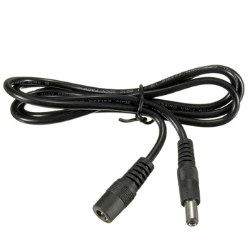 

Hot Sale 3M/10ft 12V 5.5mm x 2.1mm DC Male to Female Power Supply Cable Extension Cord For CCTV IP Camera