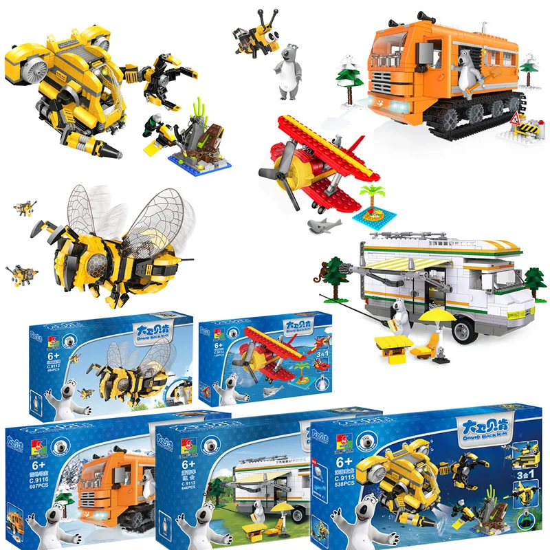 

C Models Building toy Compatible with Lego C9111-9113 Blocks Toys Hobbies For Boys Girls Model Building Kits