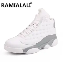 Ramialali/мужские баскетбольные кроссовки с высоким берцем, амортизирующий светильник, баскетбольные кроссовки, противоскользящая дышащая Спортивная обувь для улицы
