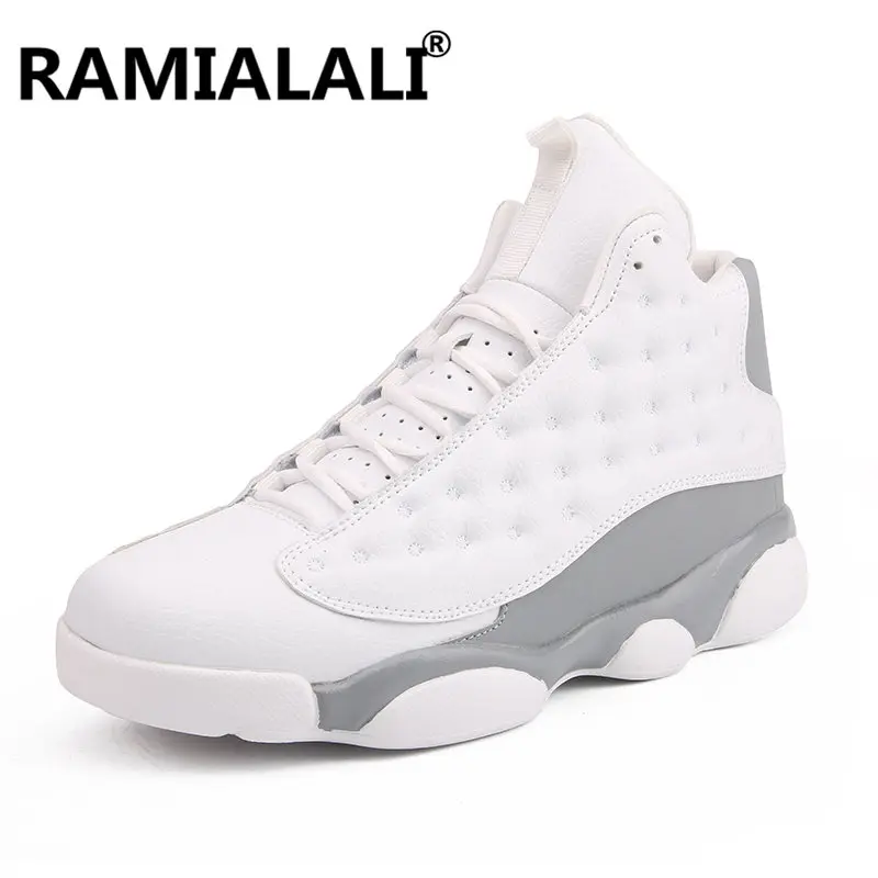 

Ramialali High-top Basketball Shoes Men's Cushioning Light Basketball Sneakers Anti-skid Breathable Outdoor Sports Shoes