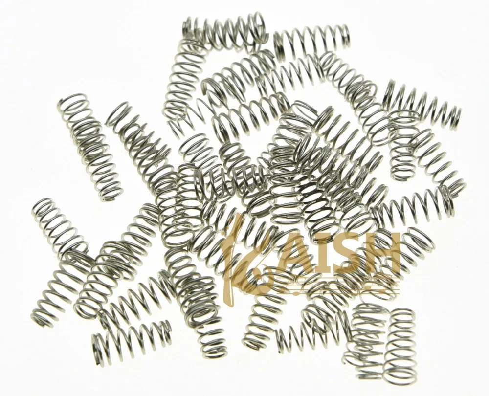 

50x Single Coil Pickup Springs Pickup Mounting Spring for ST Nickel