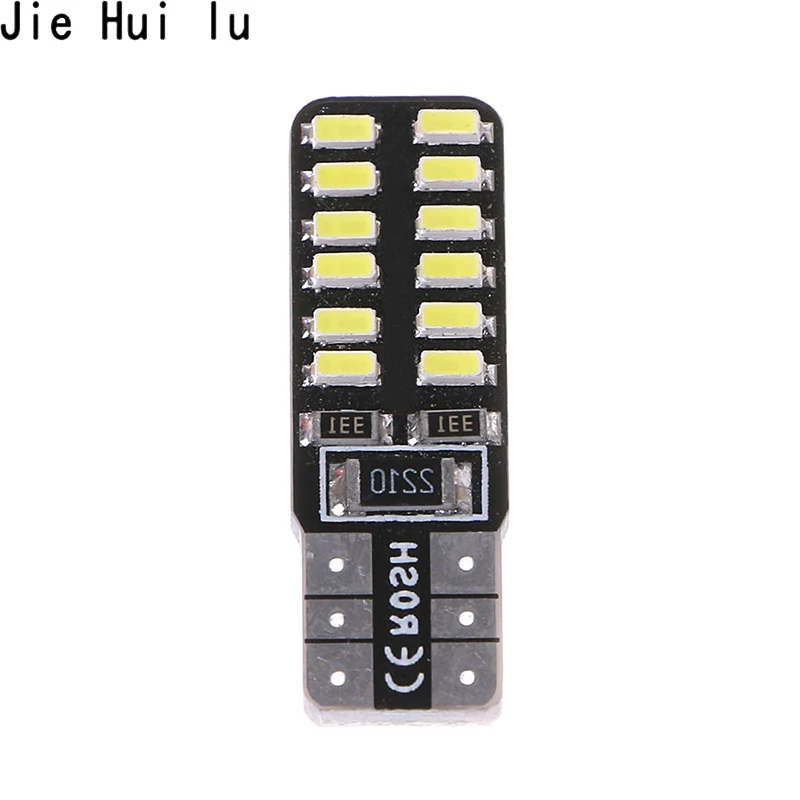 Светодиодсветильник лампа 100X T10 Canbus 3014 W5W 194 24 SMD без ошибок с клиновидным цоколем