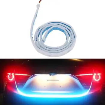 

VODOOL Car Style RGB LED Lighting Trunk Rear Tail Lights Vehicle Rear Back Turn Signal Lamp Tail Warning Stop Atmosphere Light