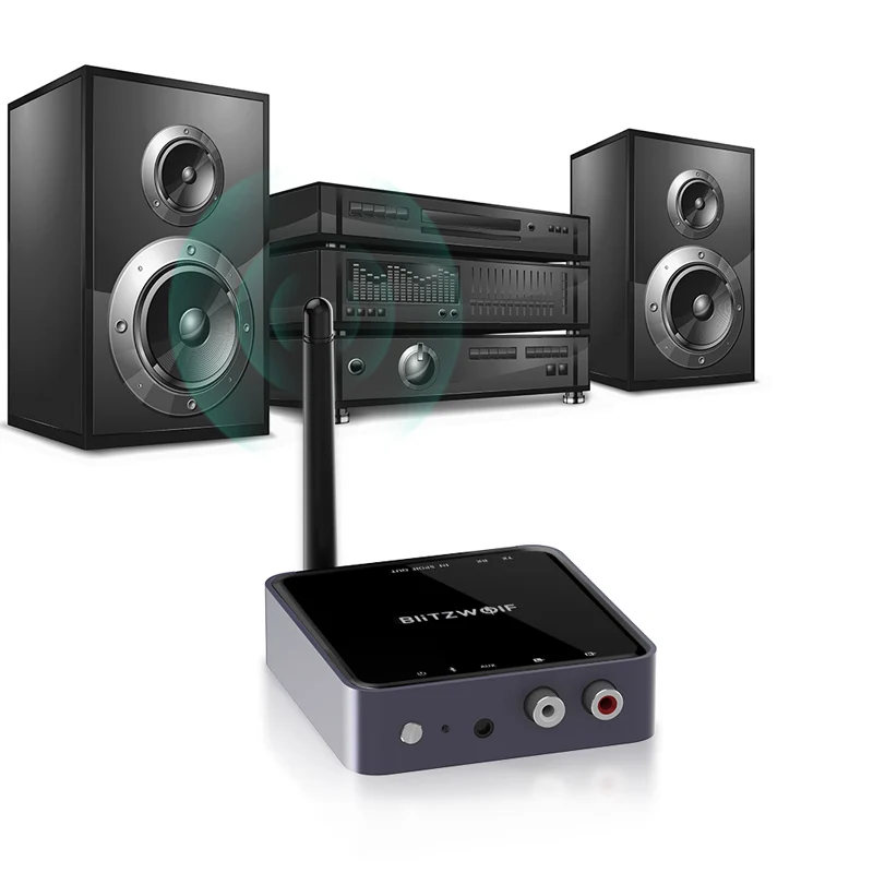  BlitzWolf 5.0 Receptor Inalámbrico de Bluetooth 3.5MM Auxiliar Receptor de Música de Audio Bluetoot