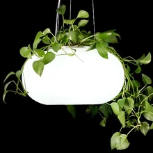 Подвесные лампы, садовые светильники с растениями, зеленые светильники для украшения дома, цветочные горшки, цветочные горшки, современные светильники с растениями