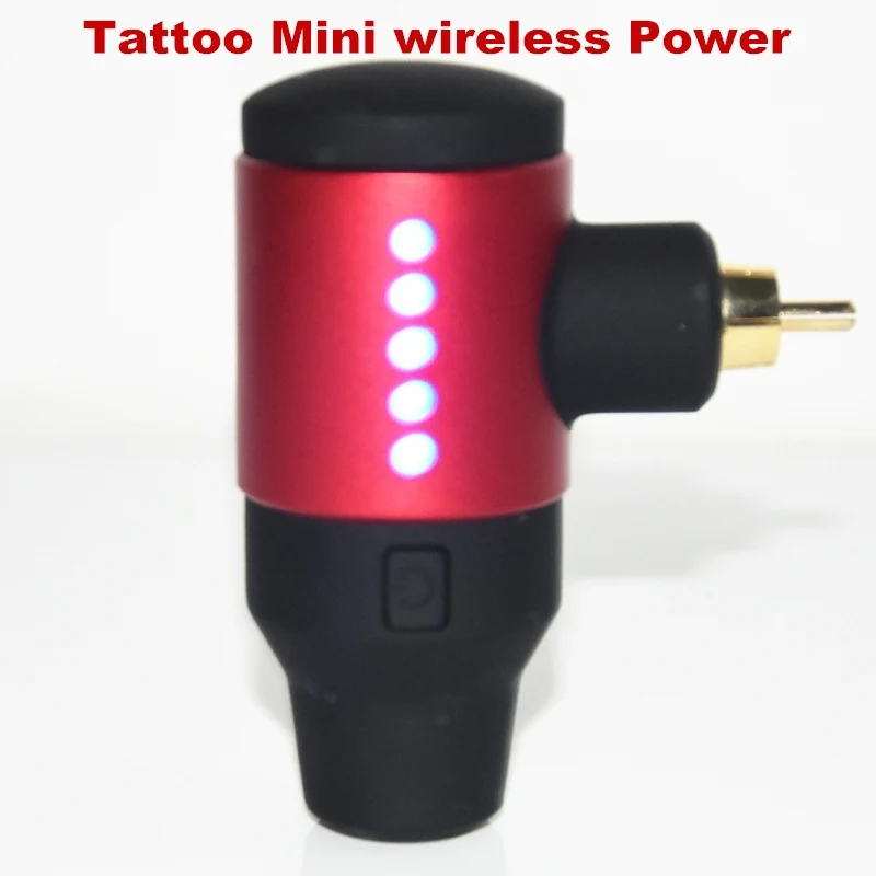 

Newest Wireless Power Supply Mini Tattoo Power RCA DC Connector Tattoo Supplier for Tattoo Pen Machine Free Shipping