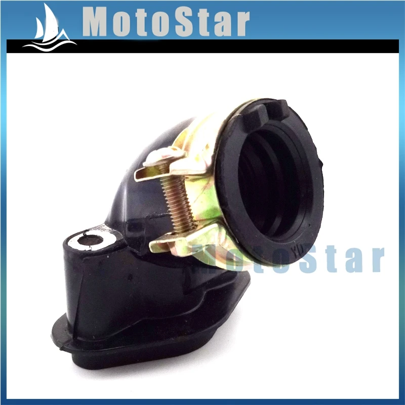 Intake Manifold Inlet Pipe For SUNL Baotian Znen Jmstar Chinese Moped Scooter GY6 50cc Engine Carburetor Carb