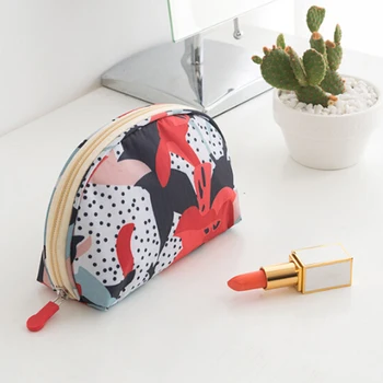 

Spring Flower Print Women Cosmetic Bag Portable Makeup Organizer Bag Travel Toiletry Wash Waterproof Beauty Case neceser mujer