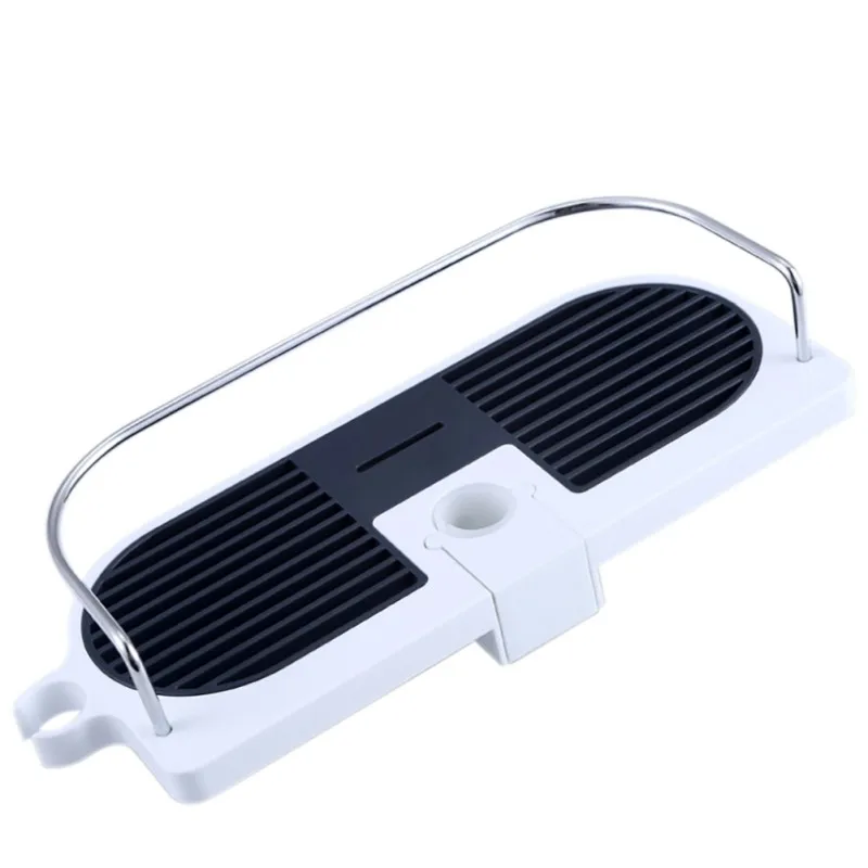 

Wall Mounted Bathroom Shelf Shower Storage Rack Holder Shampoo Bath Towel Tray Adjustable Single Tier Shower Head Holder