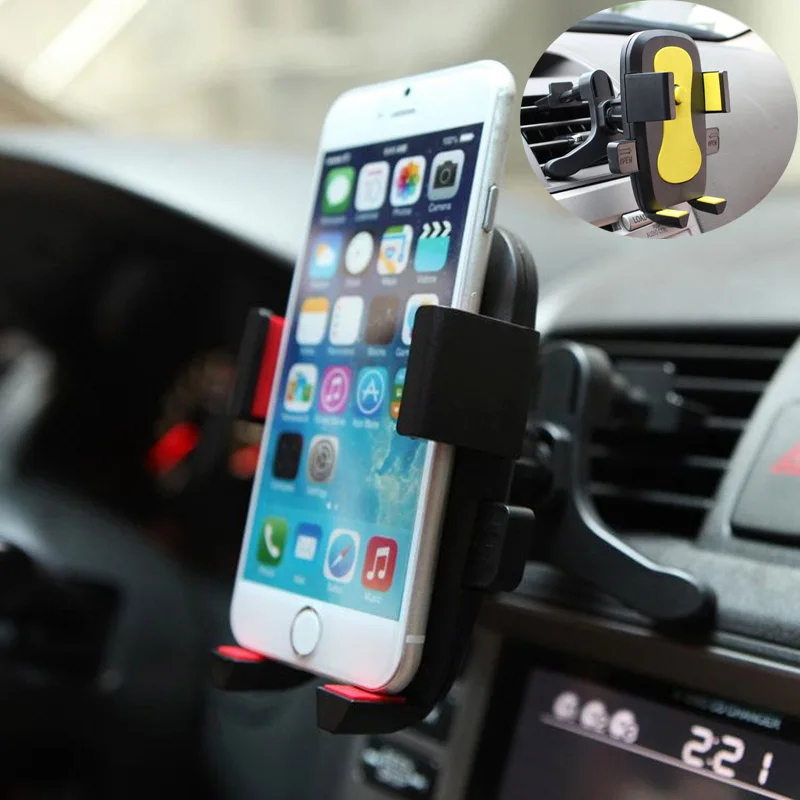 

Universal 6.0 inch Car Phone Holder Air Vent Car Mount Stand Holder for iPhone 6 7 8 X Xs Max Samsung S10 S9 S8 S7 Plus LG Sony