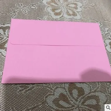 10 шт./упак. 17x12 см DIY пустой Бумага конверт открытка с буквенным принтом хранилище канцелярских товаров Бумага подарок