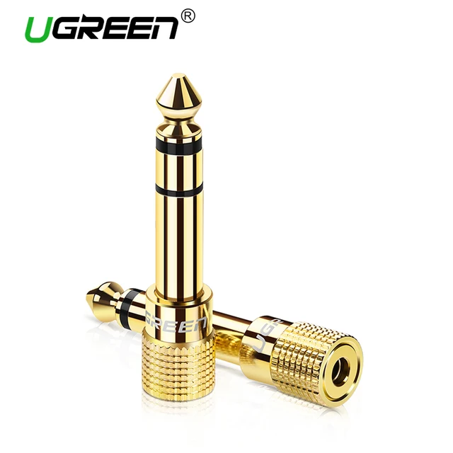 Special Offers Ugreen Jack 6.5 6.35mm Male Plug to 3.5mm Female Connector Headphone Amplifier Audio Adapter Microphone AUX 6.3 3.5 mm Converter Special Offers Ugreen Jack 6.5 6.35mm Male Plug to 3.5mm Female Connector Headphone Amplifier Audio Adapter Microphone AUX 6.3 3.5 mm Converter