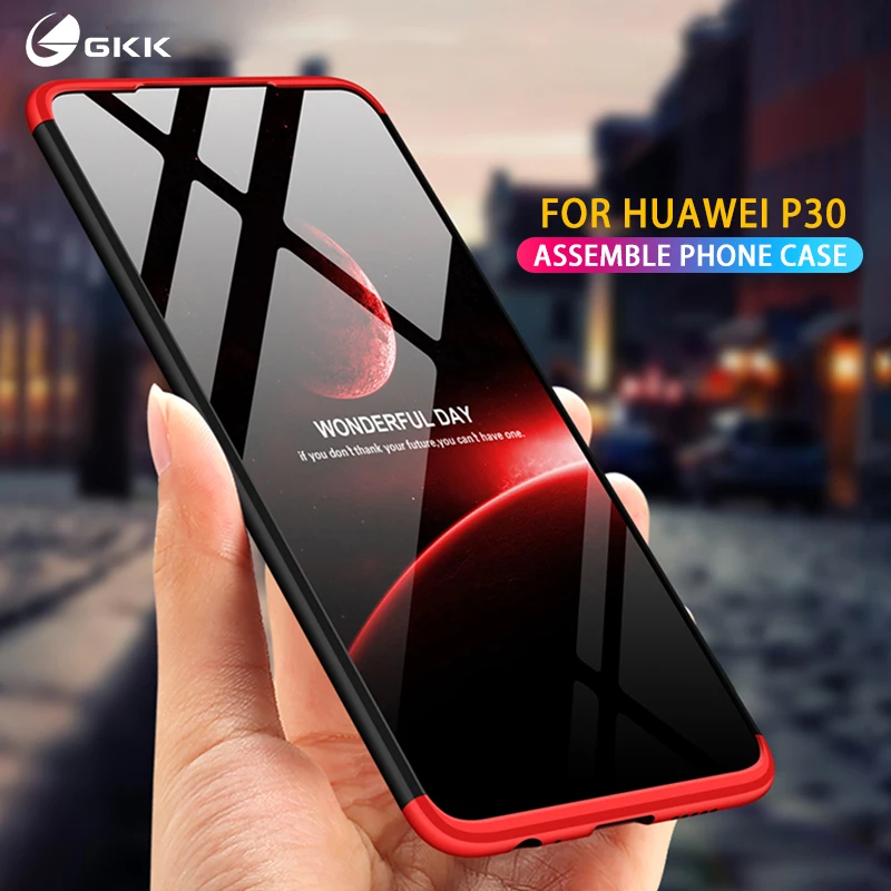 

GKK luxury case for huawei P30 pro lite Case Full Protection Shockproof Ultra-thin Back Phone Cover for huawei P30 lite Nova 4e