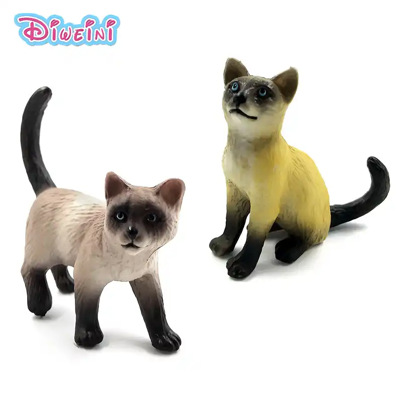 plastic cat figures