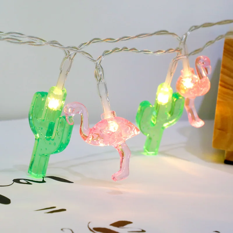 flamingo outdoor string lights