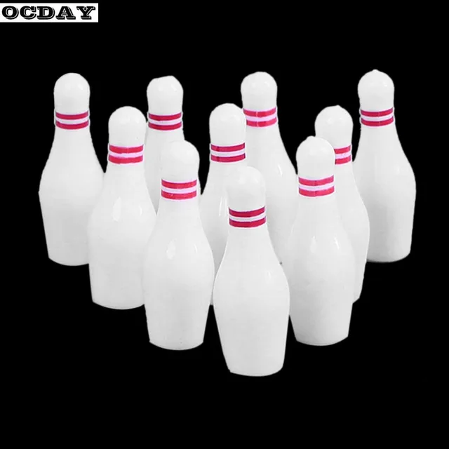 Best Offers Mini Desktop Bowling Game Toy Set Kids Children Indoor Fun Bowling Pin Toy Developmental Parent-Child Interact Sports Toy Hot