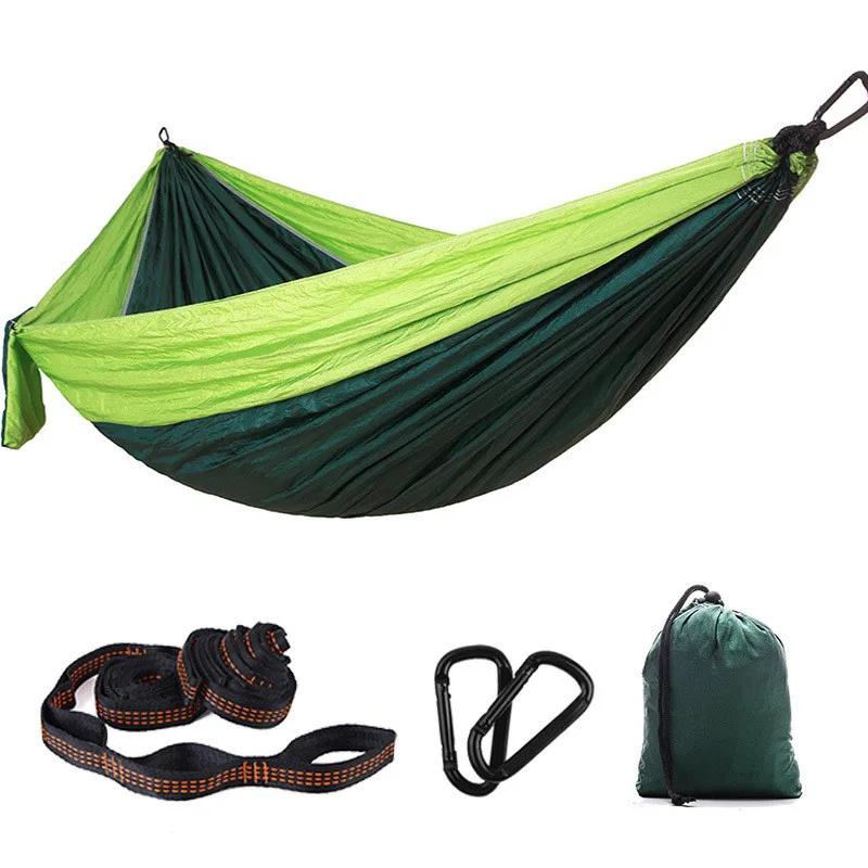 2019 New Single Double Hammocj Nylon Parachute Cloth Hanging Sheets Camping Outdoor Leisure Swimg Chair Hunting Portable Hammock | Мебель