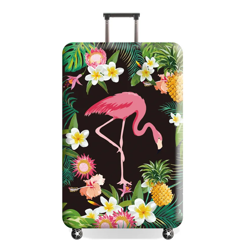 Различные стили аксессуары для путешествий Фламинго багажный чехол Чехол для чемодана защита от пыли растягивающиеся ткани Органайзеры