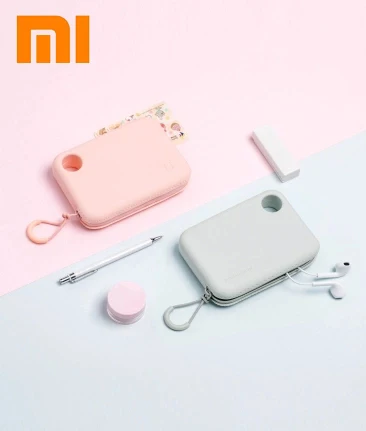 Xiaomi Mijia силиконовый портативный чехол для хранения Сумка Сумочка Кошелек легкий с ремешком Прямая поставка