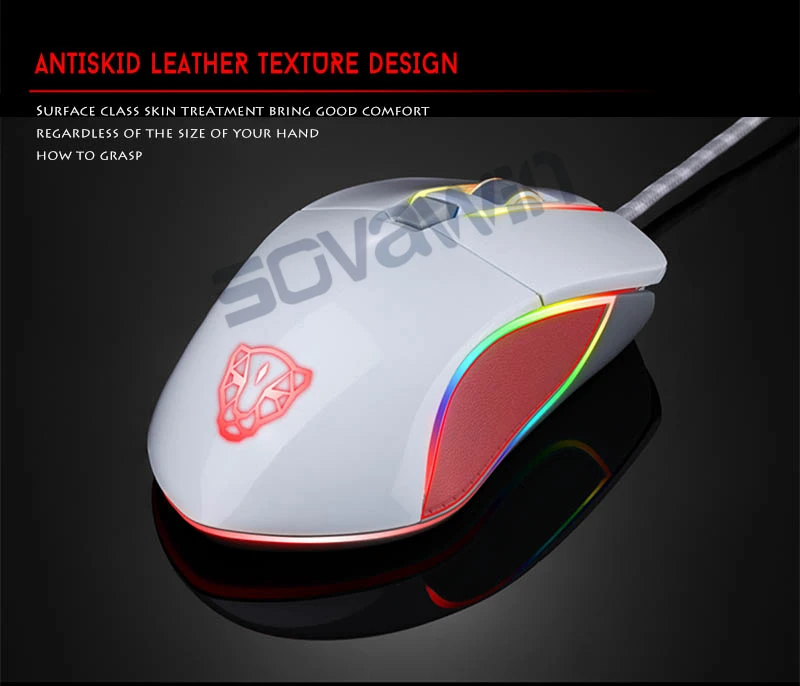 Motospeed V30 RGB Programming 3500 DPI Gaming Gamer Mouse USB Computer Wried Optical Mice Backlit Breathing LED for PC Game cool gaming mouse