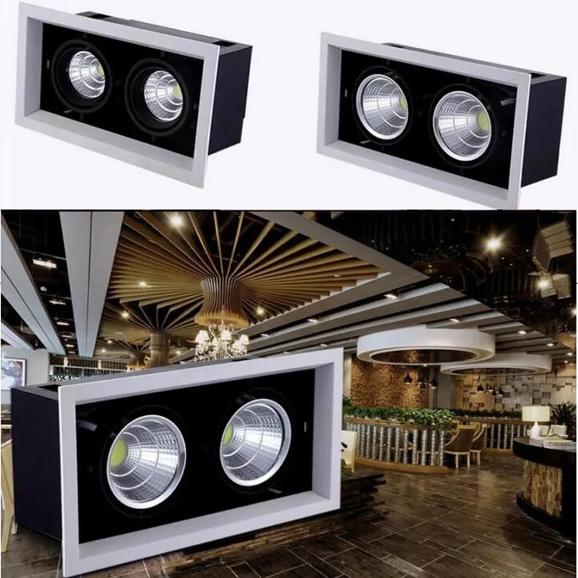 Yrank Led Downlights 20w 40w 60w Cob Light Recessed Ceiling 40w 60w Cob Led Light Recessed Ceiling