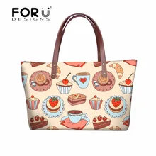 FORUDESIGNS/Новинка, женские сумки-мессенджеры, 3D модные сумки с принтом еды, Женская Повседневная сумка через плечо, большие женские сумки на плечо