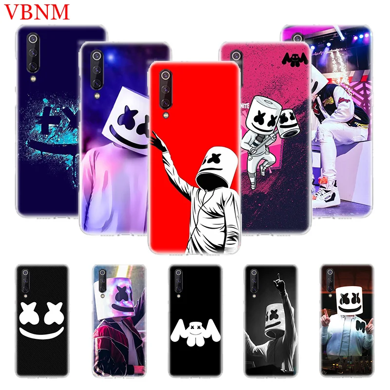 

Marshmello Doctom DJ Alone Patterned Phone Case For Xiaomi Mi 5S 5S Plus 5X 6X Mi 8 9 SE Lite F1 Play Mix 3 Art Customized Cases