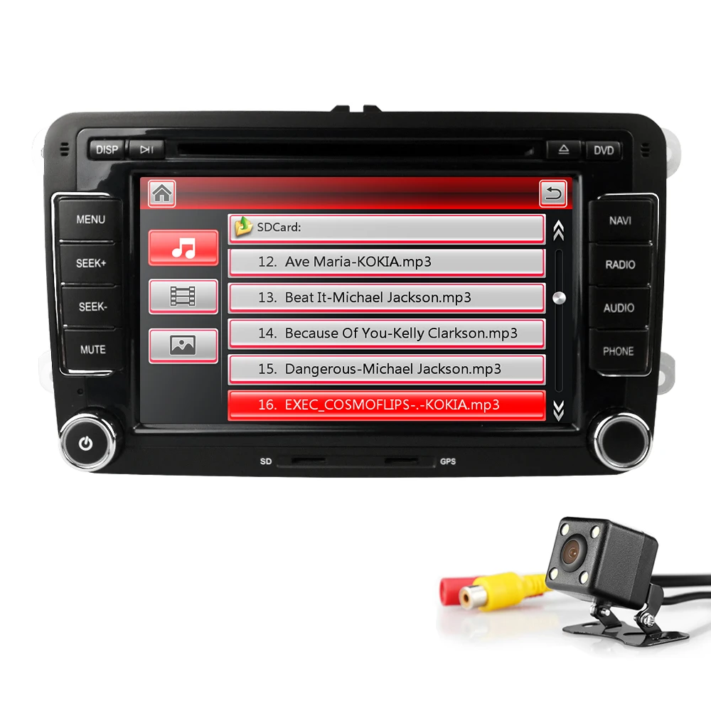 Flash Deal Car DVD Player radio For Skoda/Octavia/Fabia/Rapid/Yeti/Superb/V W/Seat TPMS Radio GPS Navigation DAB 7 Inch Free camera Map 2