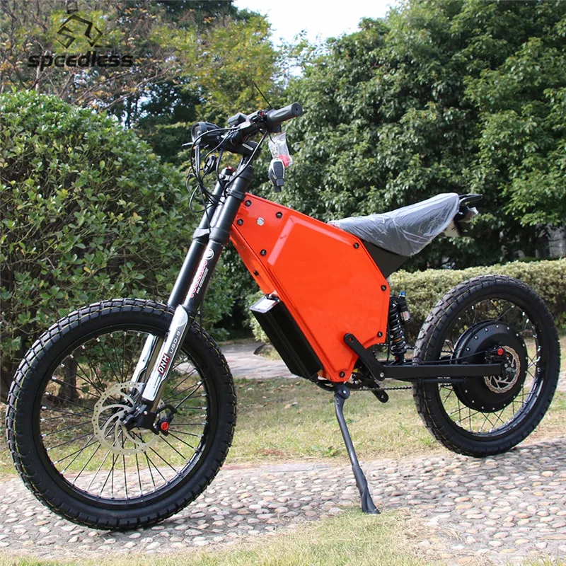 Новый мощный V2 72V 8000W Электрический горный велосипед/электрический