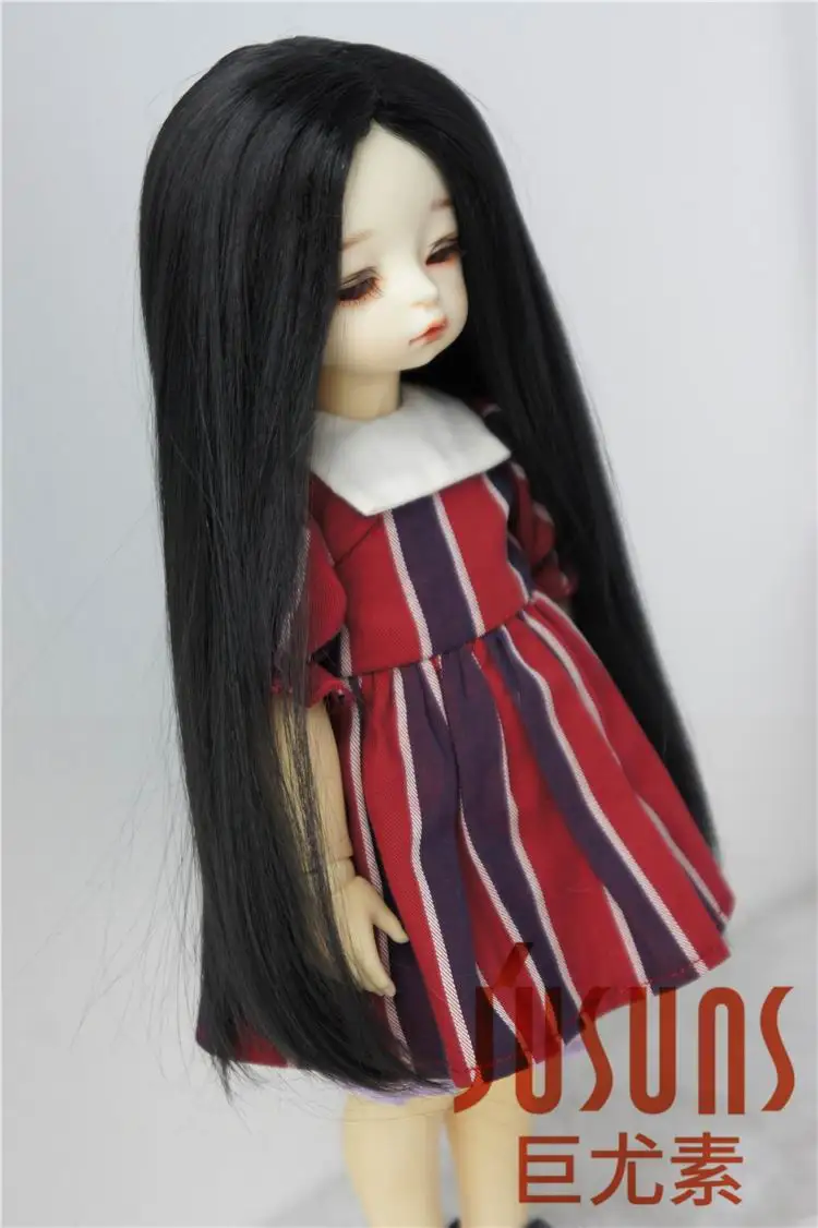 JD016 YOSD 1/6 BJD кукольные парики, модные длинные кудрявые парики, размер 6-7 дюймов, синтетический мохер, кукольные парики