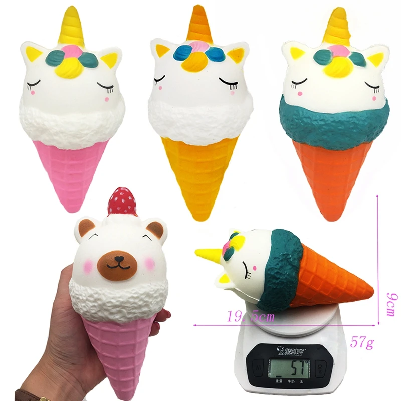 

2019 Jumbo Squishy Toys Children Slow Rising Antistress Toy Unicorn ice Cream Squishies Stress Relief Toy Funny Kids Gift Toy
