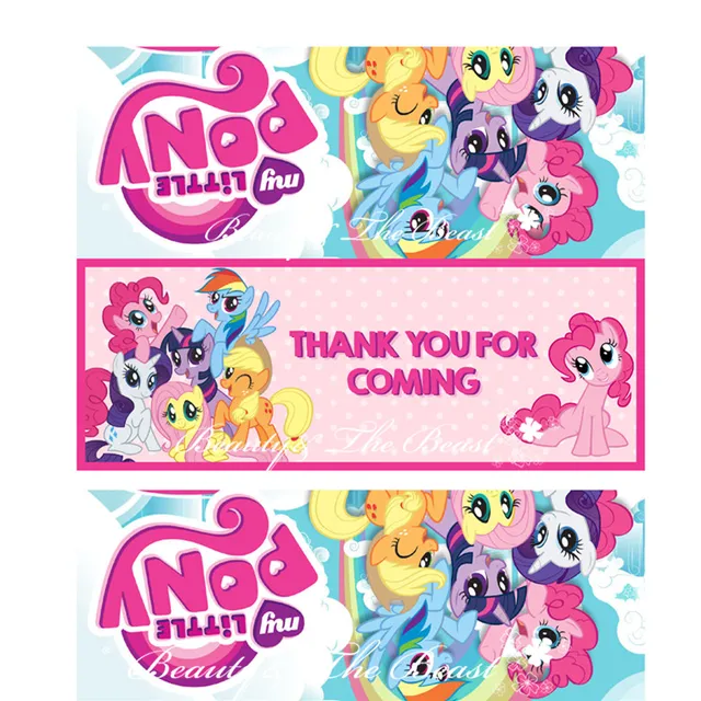 My Little Pony Bag Toppers ,Food Labels, Baby Shower,Birthday party decorations kids,Party