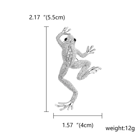 Brooches For Women Men Cute Animal Rhinestone Accessories Pins Vintage Fashion Party Coat Suit Backpack Jewelry Gifts