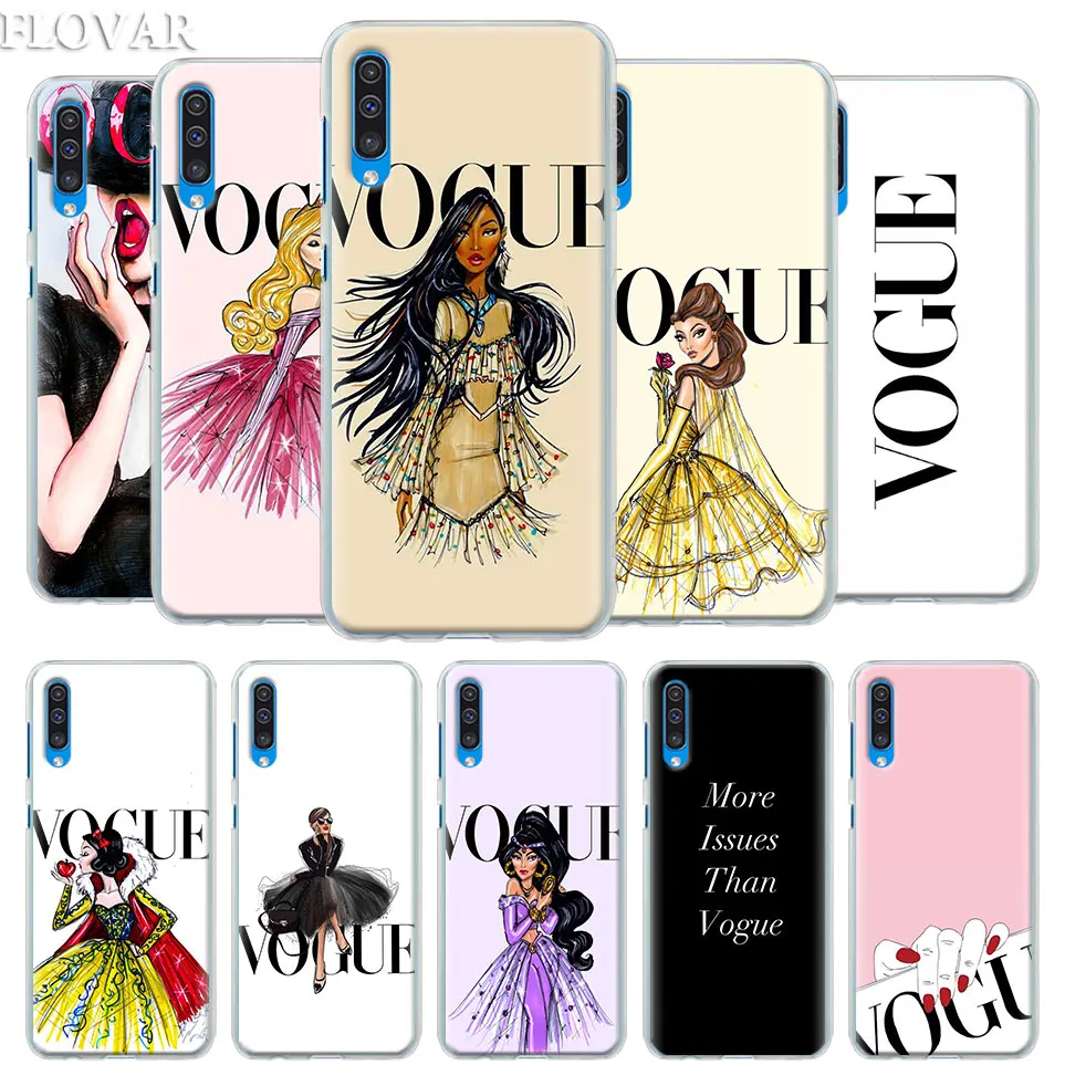 

Fashion Woman More Issues than Vogue Case Cover for Samsung Galaxy A30 A40 A50 A70 A6 A8 Plus A7 A9 2018 M30 Phone Case Coque