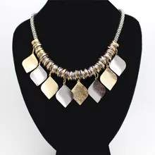 Star Jewelry 2019 New Design Fashion Alloy Leafs Choker Statement Necklace For Women Popular Maxi Necklace Wholesale Hot Star Jewelry 2019 New Design Fashion Alloy Leafs Choker Statement Necklace For Women Popular Maxi Necklace Wholesale Hot