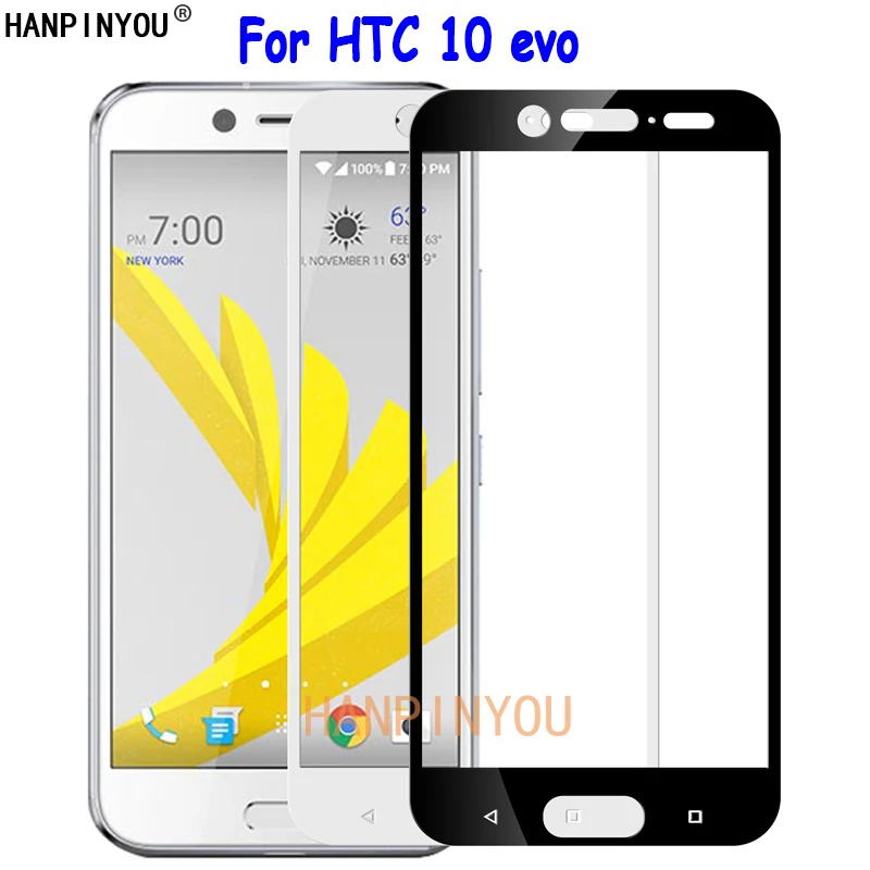 Для HTC 10 Evo / Bolt 5 &quotПолное покрытие закаленное стекло Защита для экрана