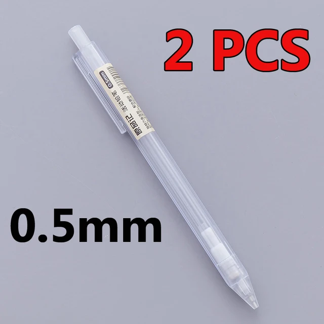 2本新しいシンプルなプラスチック製シャープペンシル透明自動鉛筆子供用韓国文房具 シャープペンシル Aliexpress 2本新しいシンプルなプラスチック製シャープペンシル透明自動鉛筆子供用韓国文房具 シャープペンシル Aliexpress