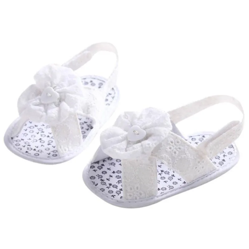 

Baby Flower Sandals Toddler Princess First Walkers Girls Kid Shoes Flip Flops flat heels soft S3APR6